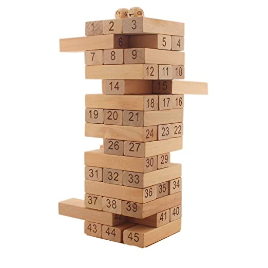 Wooden Jenga Numbers | Educational Toy for Kids | Universal Wooden Toys