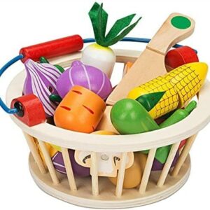 Wooden Food Vegetables Basket