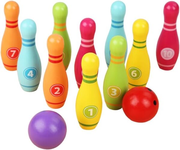 Wooden Bowling Game