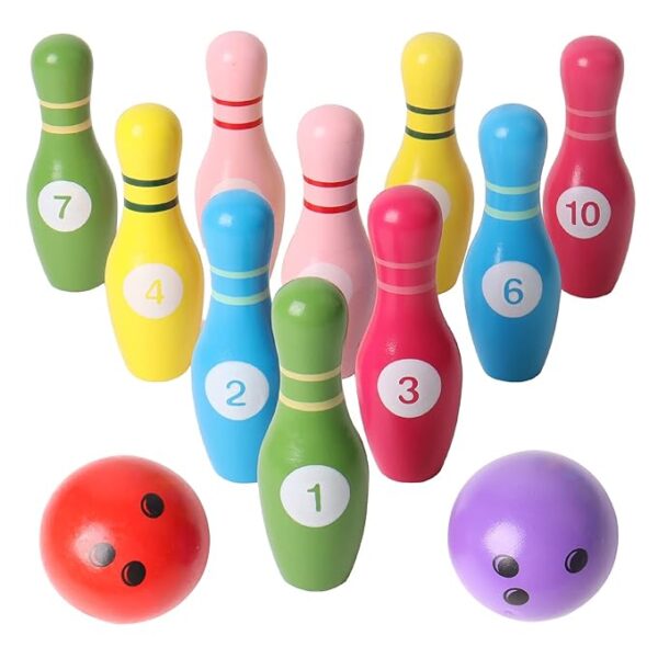 Wooden Bowling Game - Image 3