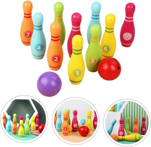 Wooden Bowling Game - Image 2