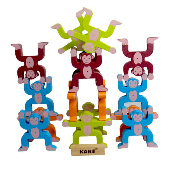 Wooden Monkey Balance Game