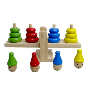 Wooden Clown Balance Game