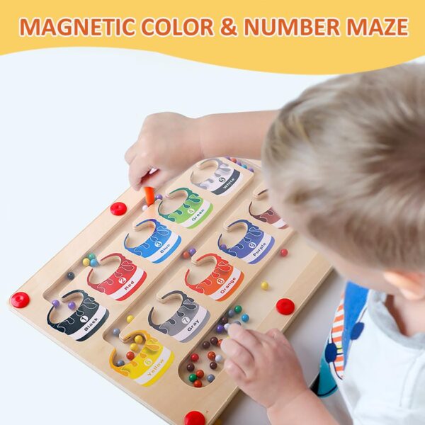 Magnetic Colour and Number Sorting Board