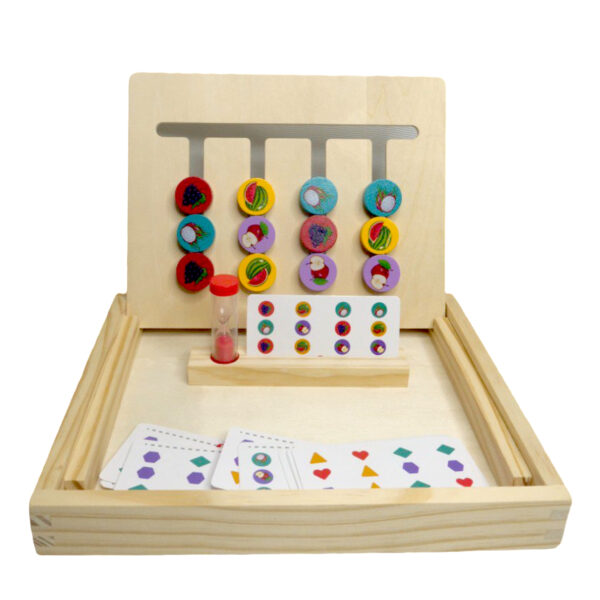 Wooden Four Colour Game - Image 4