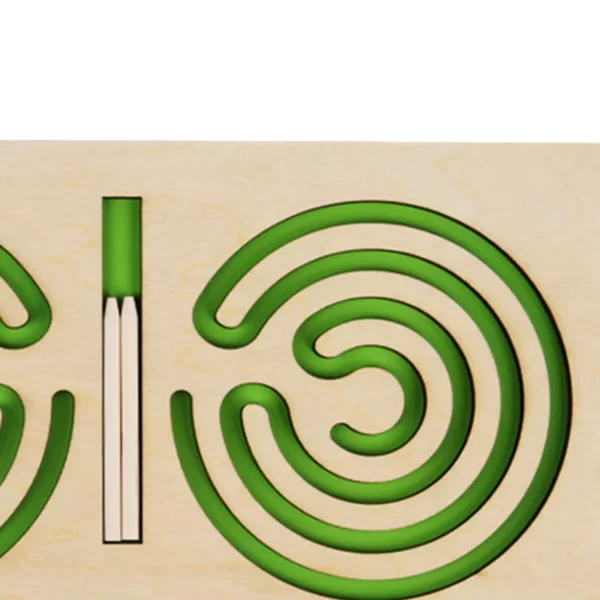 Wooden Maze Puzzle Board Game - Image 4