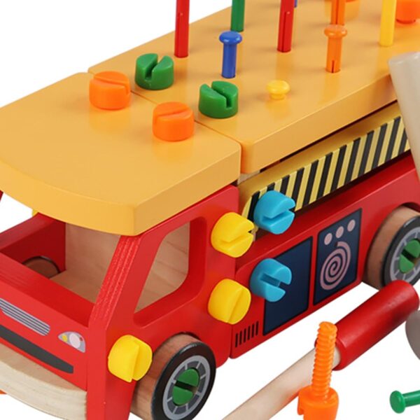 Wooden Screwdriver Truck Toy Set - Image 2