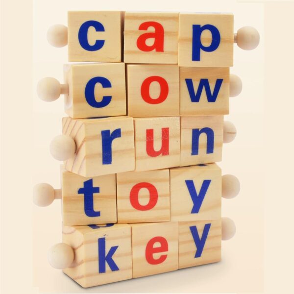 Wooden Word Cognitive Pairing - Image 2