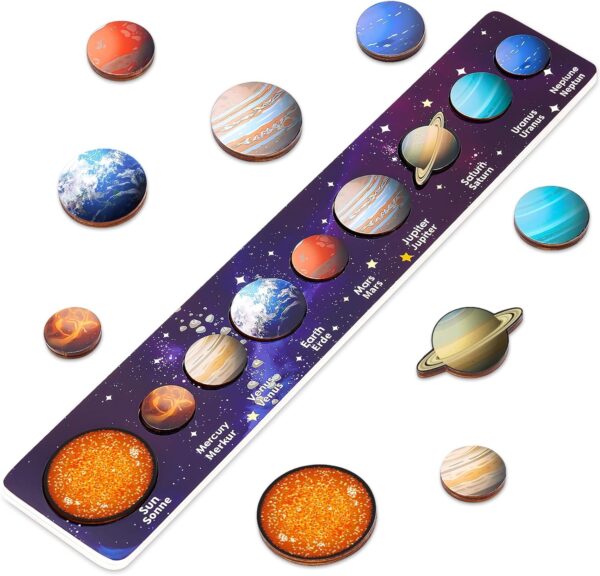 Wooden Solar System Puzzle