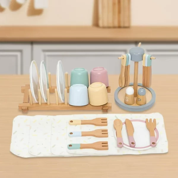 Wooden Tableware Set - Image 4