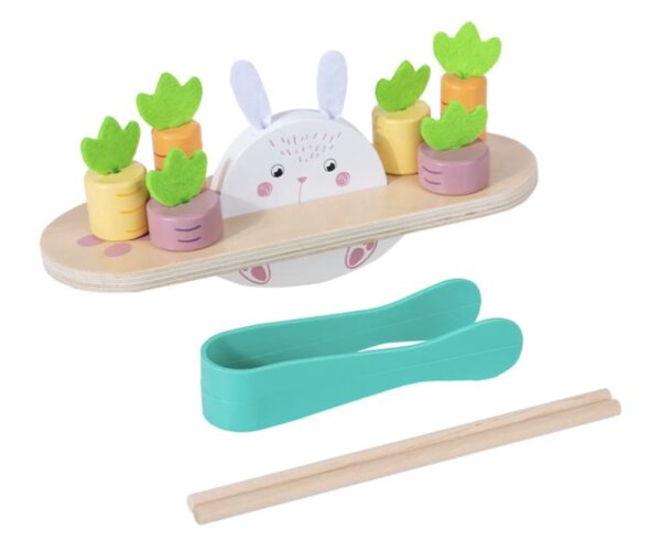 Wooden Rabbit Balance