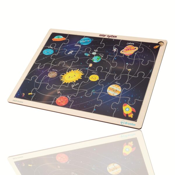 Wooden Solar System Puzzle - Image 3