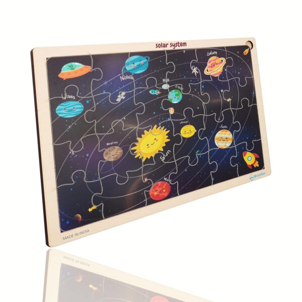 Wooden Solar System Puzzle - Image 2