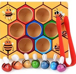 Wooden Industrious Little Bee