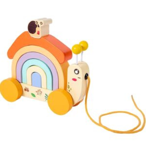 Wooden Snail Tractor