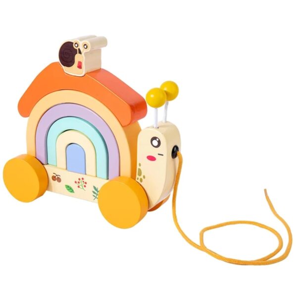 Wooden Snail Tractor