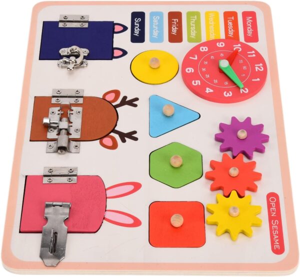 Wooden Sensory Activity Board - Image 3