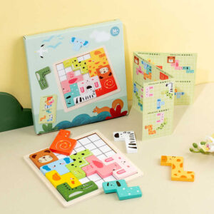 Wooden Animals Tangram Puzzle