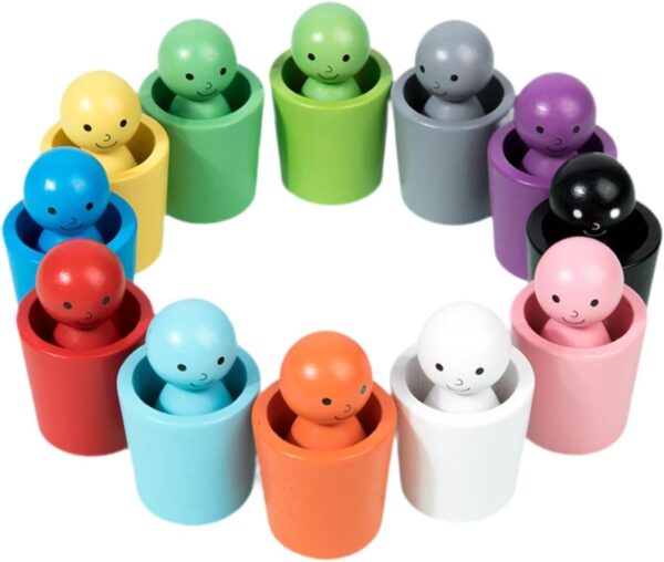 Wooden Color Sorting Cup - Image 2