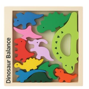 Wooden Dinosaur Balance