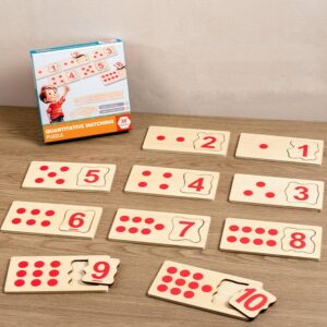 Wooden Quantitative Matching Puzzle