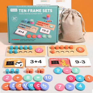 Wooden Ten Frame Sets