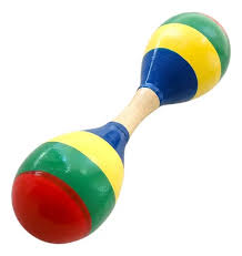 Wooden Maraca Shaker Rattle